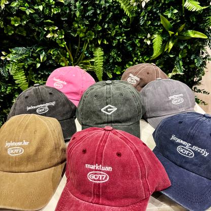 PRE-ORDER | GOT7 Acid Washed Bias Caps