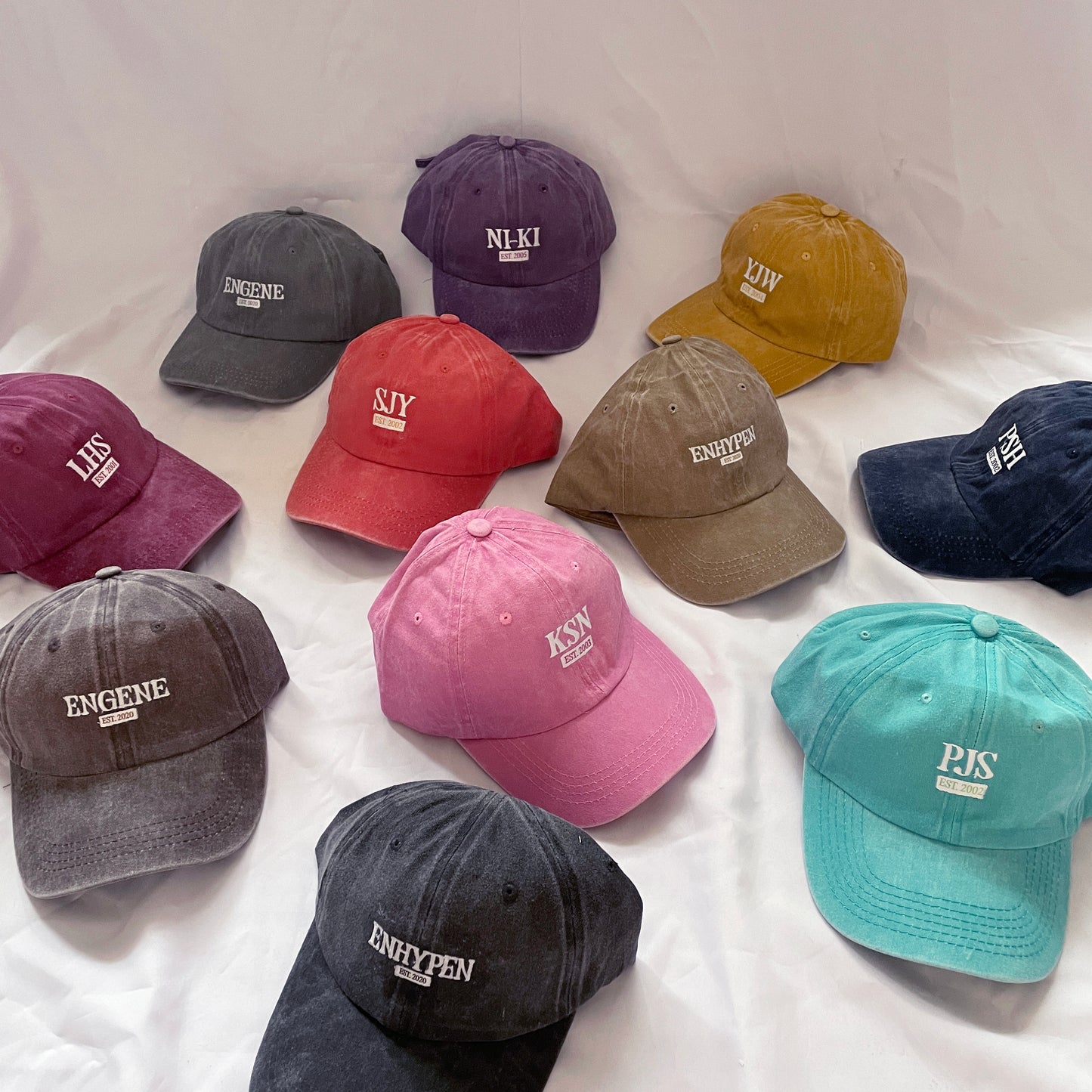 PRE-ORDER | Enhypen Acid Washed Bias Caps