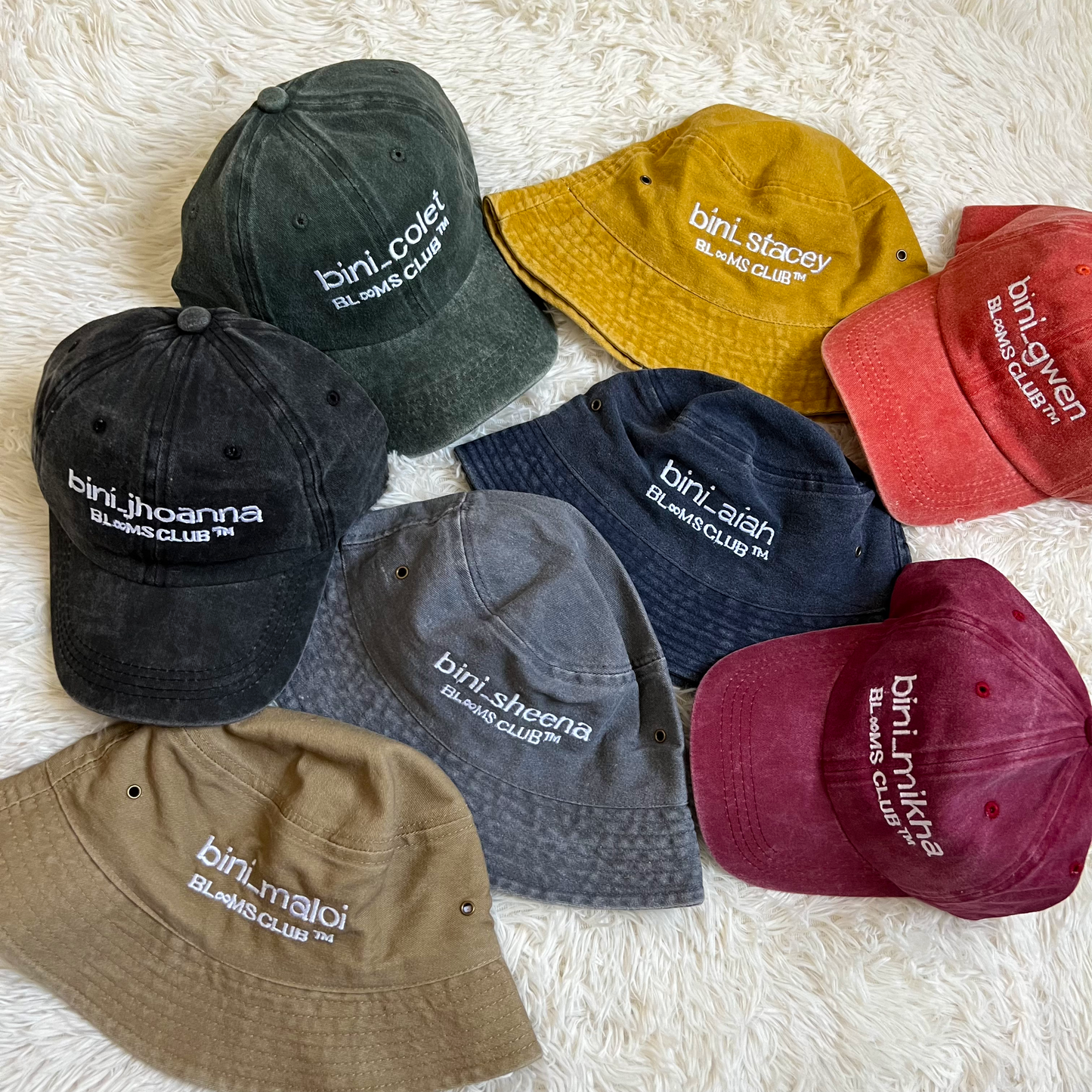 PRE-ORDER | Blooms Club Bias Cap & Bucket Hats