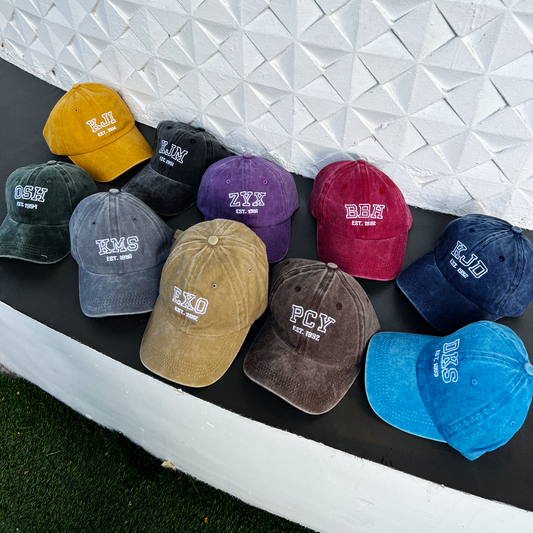 PRE-ORDER | EXO Acid Washed Bias Caps