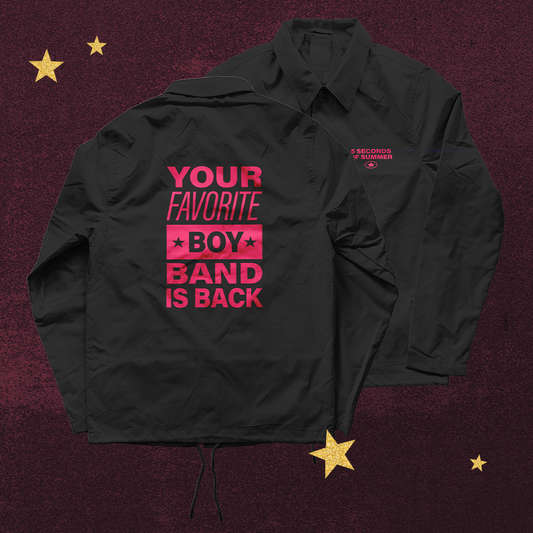 PRE-ORDER | 5SOS Boyband Coach Jacket