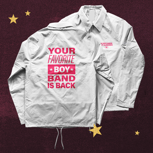 PRE-ORDER | 5SOS Boyband Coach Jacket
