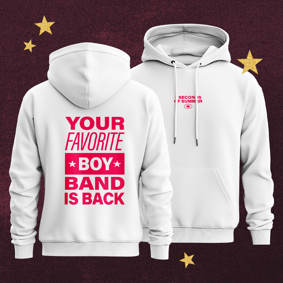 PRE-ORDER | 5SOS Boyband Pullover Hoodie