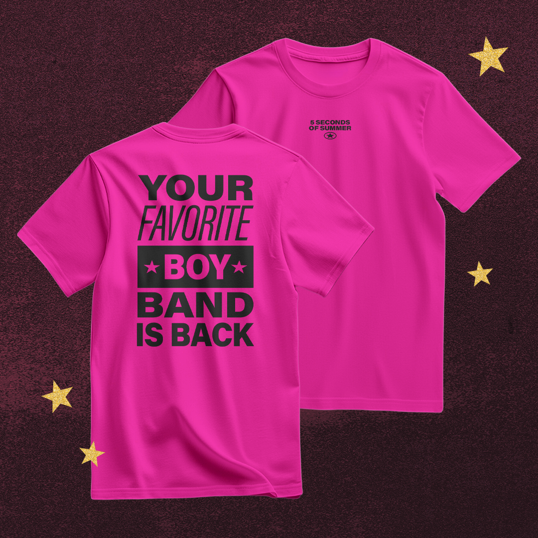 PRE-ORDER | 5SOS Boyband Shirt