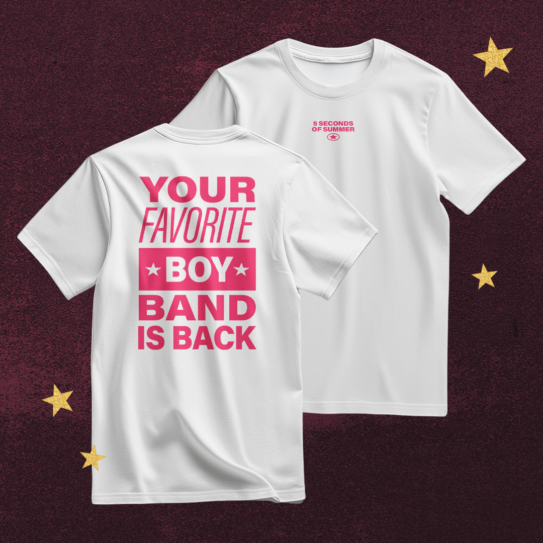 PRE-ORDER | 5SOS Boyband Shirt