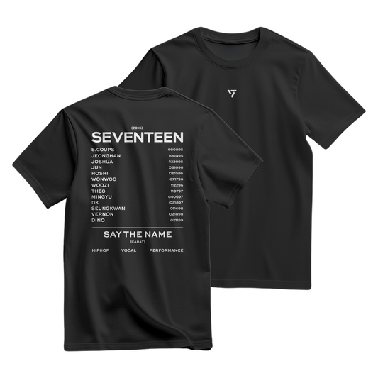 PRE-ORDER | SVT Members Shirt